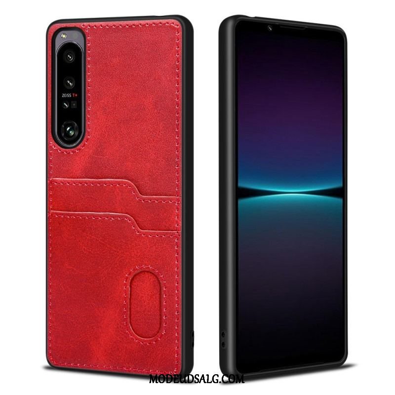 Cover Sony Xperia 1 IV Dobbelt Kortholder