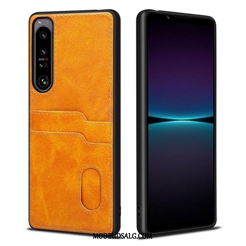 Cover Sony Xperia 1 IV Dobbelt Kortholder