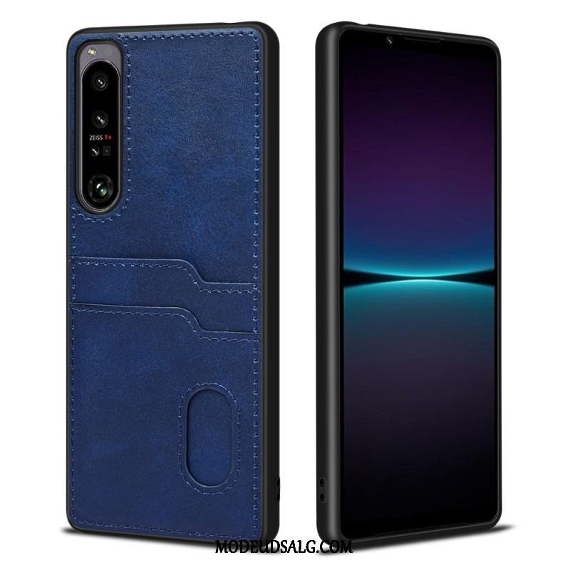 Cover Sony Xperia 1 IV Dobbelt Kortholder