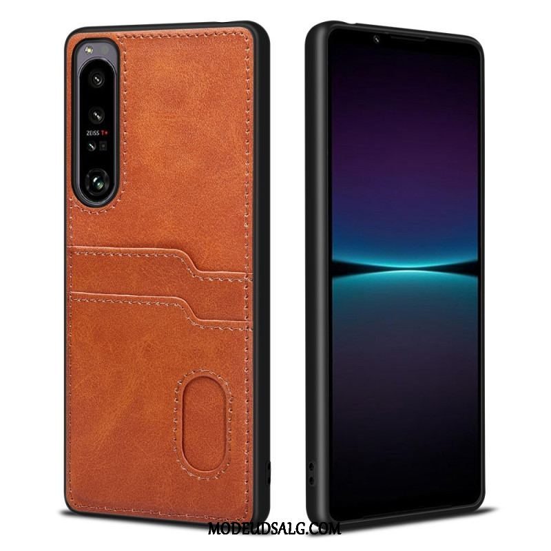 Cover Sony Xperia 1 IV Dobbelt Kortholder