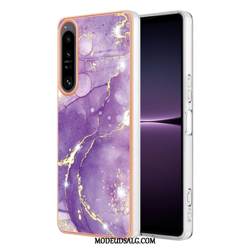 Cover Sony Xperia 1 IV Farvet Marmor