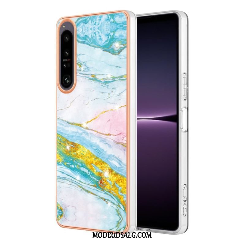 Cover Sony Xperia 1 IV Farvet Marmor