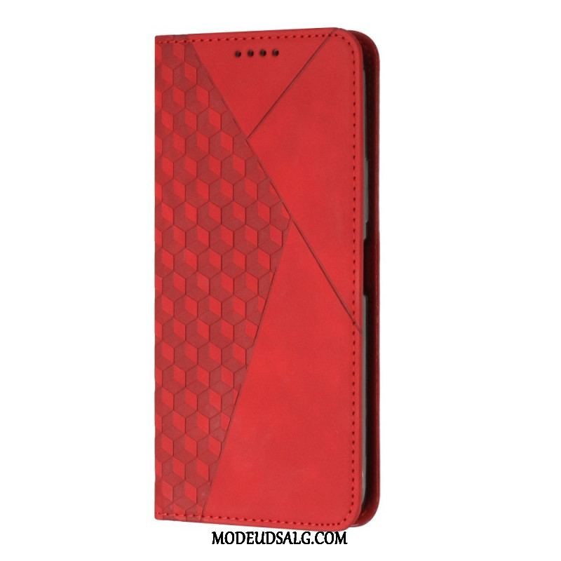 Cover Sony Xperia 1 IV Flip Cover Stil Læder 3d Mønster