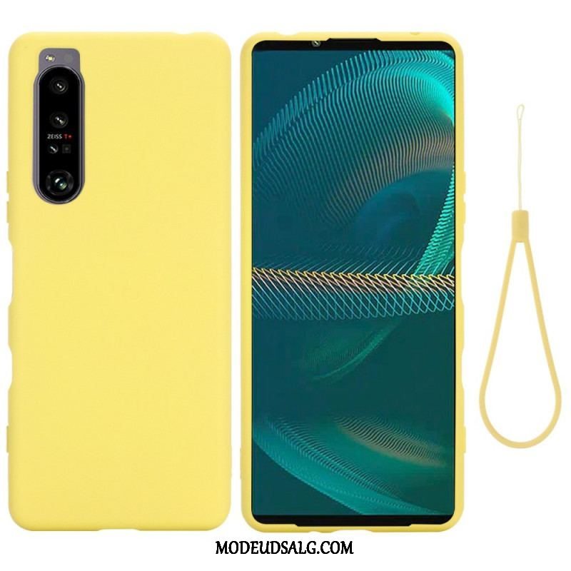 Cover Sony Xperia 1 IV Med Snor Strappy Flydende Silikone