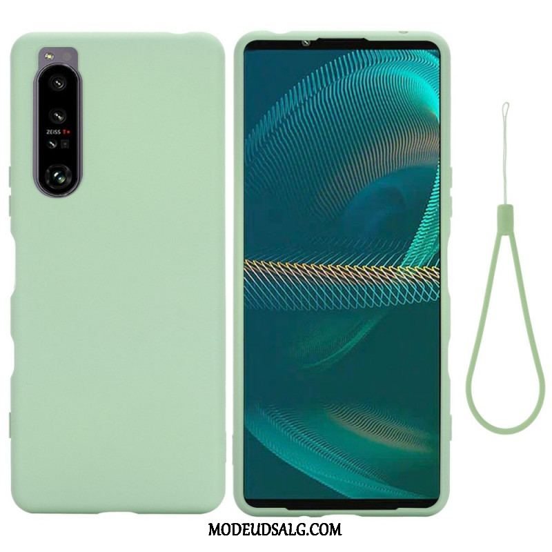 Cover Sony Xperia 1 IV Med Snor Strappy Flydende Silikone