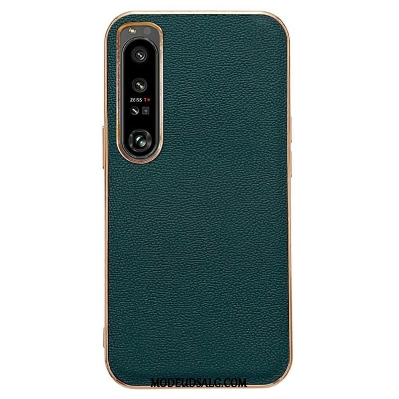 Cover Sony Xperia 1 IV Ægte Læder