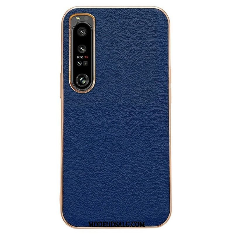 Cover Sony Xperia 1 IV Ægte Læder