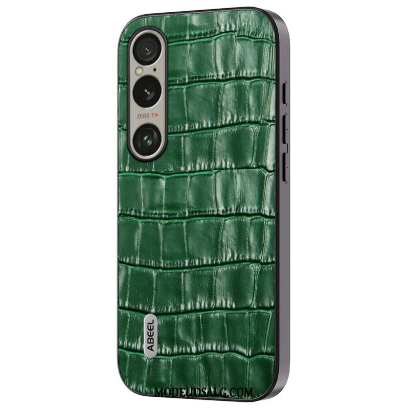 Cover Sony Xperia 1 Vi Telefon Etui Krokodilletekstur Abeel