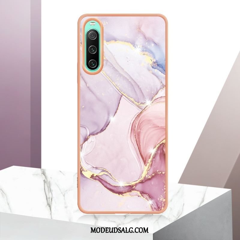 Cover Sony Xperia 10 IV Farvet Marmor