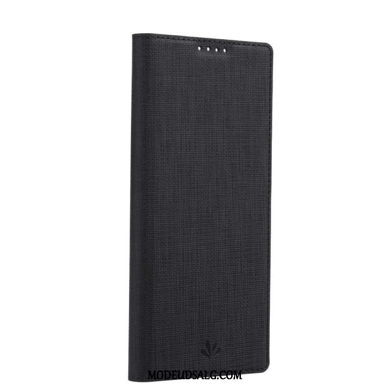 Cover Sony Xperia 10 IV Flip Cover Vili Stoftekstur