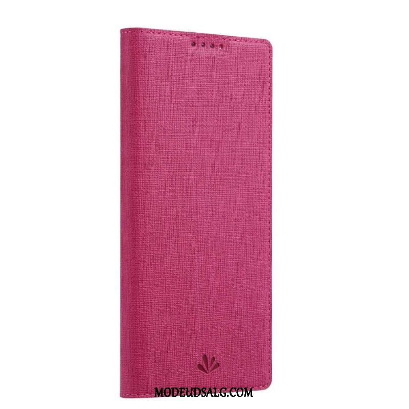 Cover Sony Xperia 10 IV Flip Cover Vili Stoftekstur