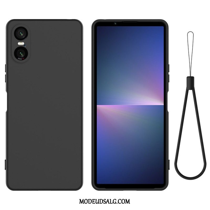 Cover Sony Xperia 10 Vi Flydende Silikone Strop