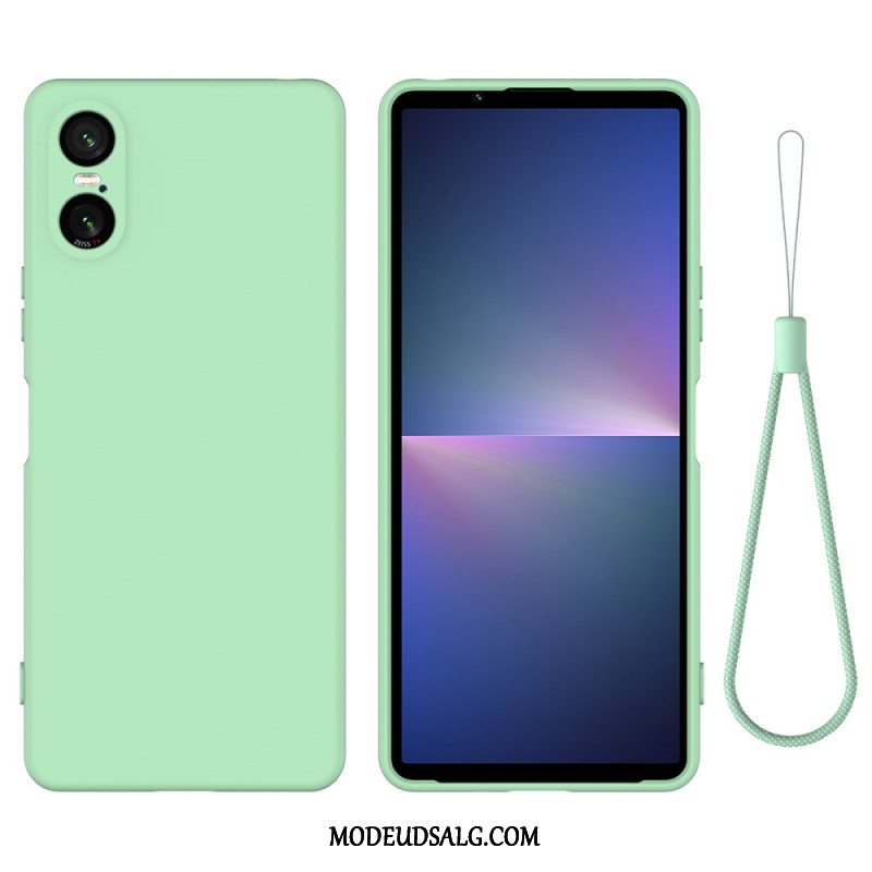 Cover Sony Xperia 10 Vi Flydende Silikone Strop