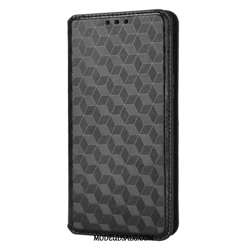 Cover Sony Xperia 5 IV Flip Cover 3d Tekstur