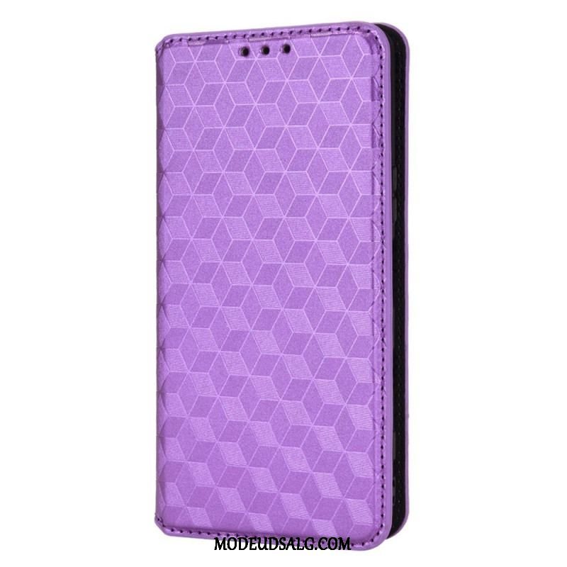 Cover Sony Xperia 5 IV Flip Cover 3d Tekstur