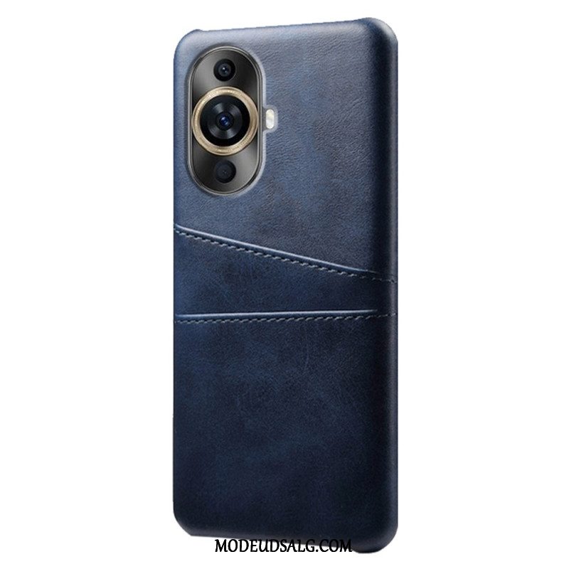 Cover Til Huawei Nova 12s Læder Effekt Kortholder