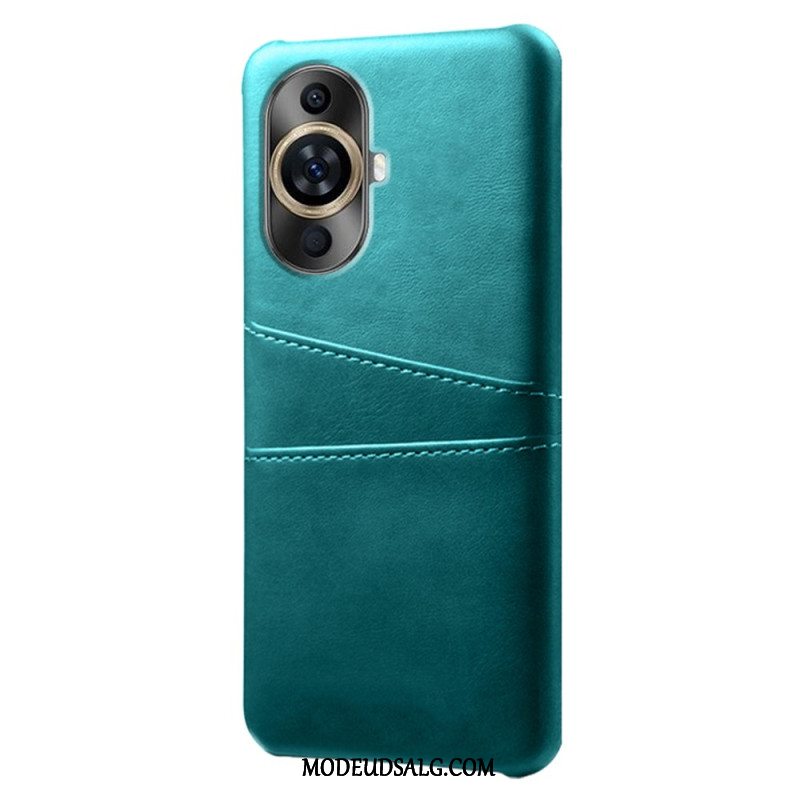 Cover Til Huawei Nova 12s Læder Effekt Kortholder