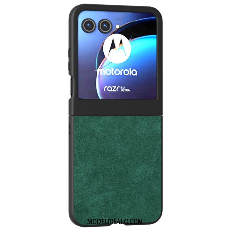 Cover Til Motorola Razr 50 Abeel Lædereffekt