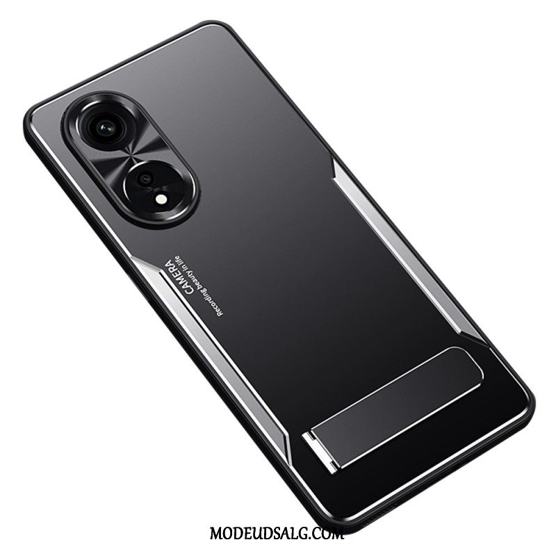 Cover Til Oppo A98 5g Metaleffekt Med Støtte