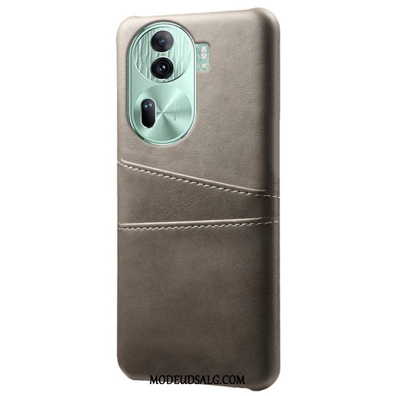 Cover Til Oppo Reno 11 Pro 5g Læder Effekt Kortholder