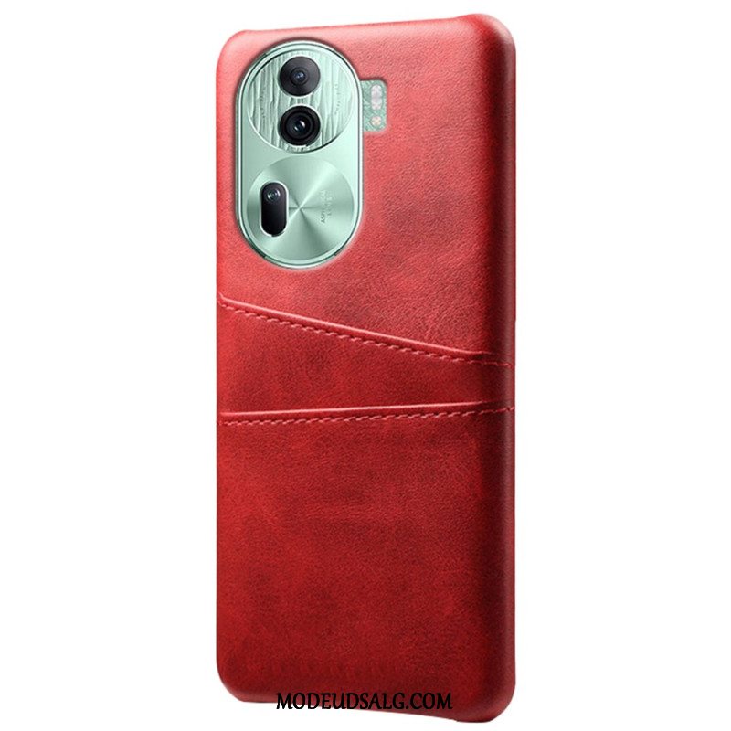 Cover Til Oppo Reno 11 Pro 5g Læder Effekt Kortholder