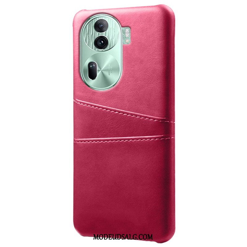 Cover Til Oppo Reno 11 Pro 5g Læder Effekt Kortholder