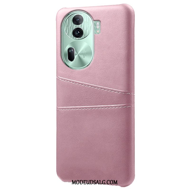 Cover Til Oppo Reno 11 Pro 5g Læder Effekt Kortholder