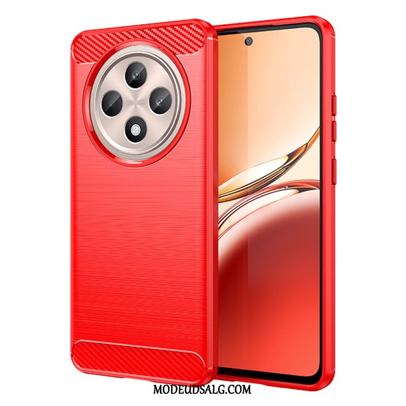 Cover Til Oppo Reno 12f 5g Børstet Kulfiber