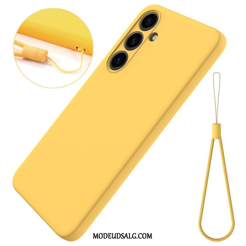 Cover Til Samsung Galaxy S24 Plus 5g Flydende Silikone Strop