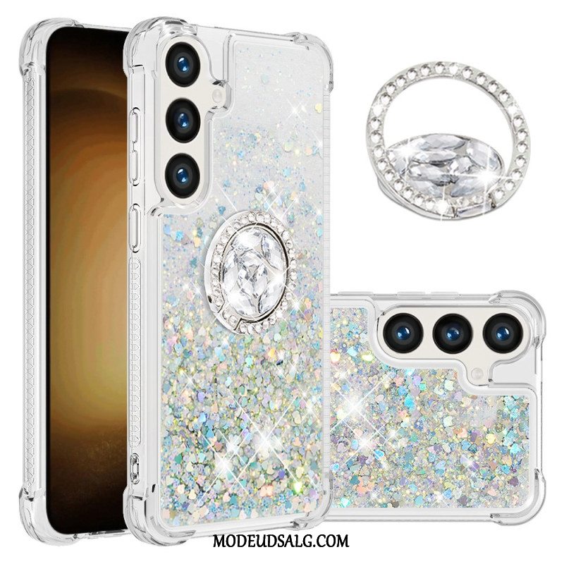 Cover Til Samsung Galaxy S24 Plus 5g Glitter Ring-støtte