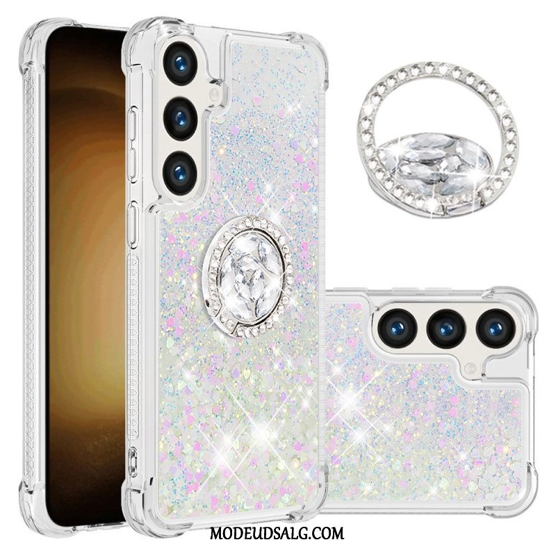 Cover Til Samsung Galaxy S24 Plus 5g Glitter Ring-støtte