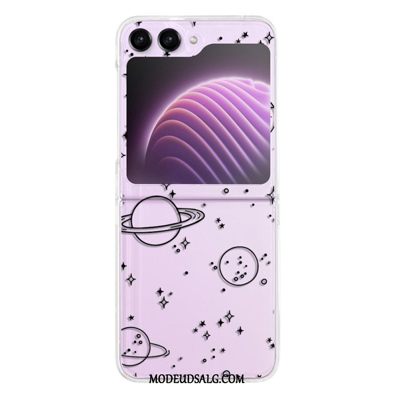 Cover Til Samsung Galaxy Z Flip 5 Gennemsigtig Himmel