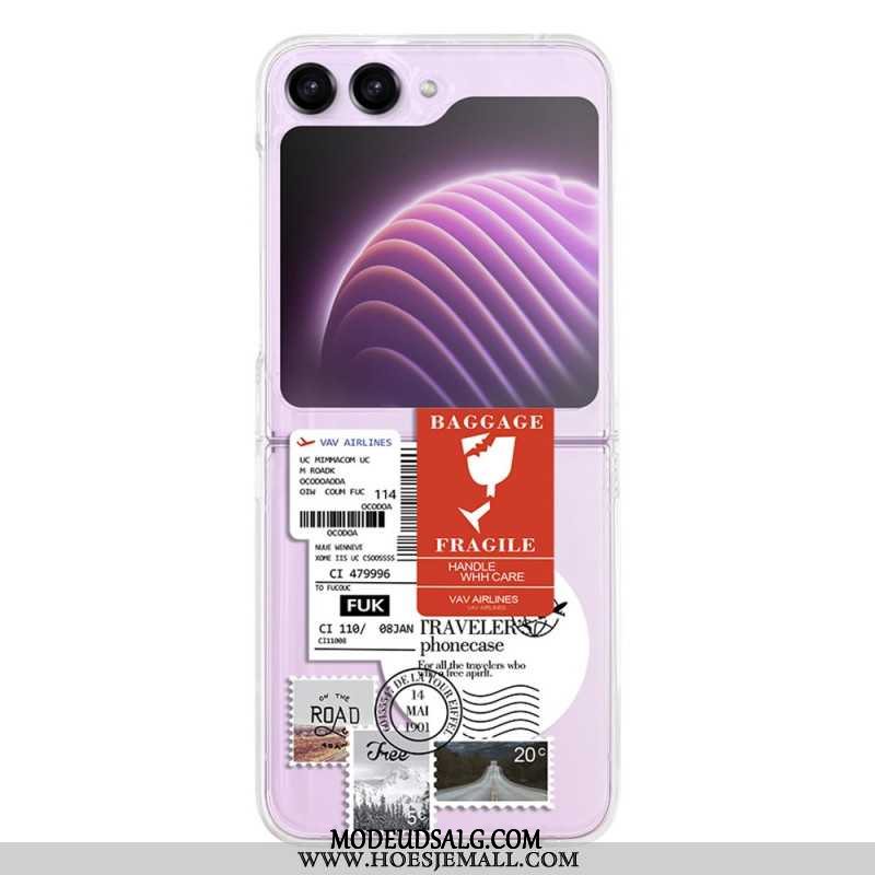 Cover Til Samsung Galaxy Z Flip 5 Gennemsigtig Rejse