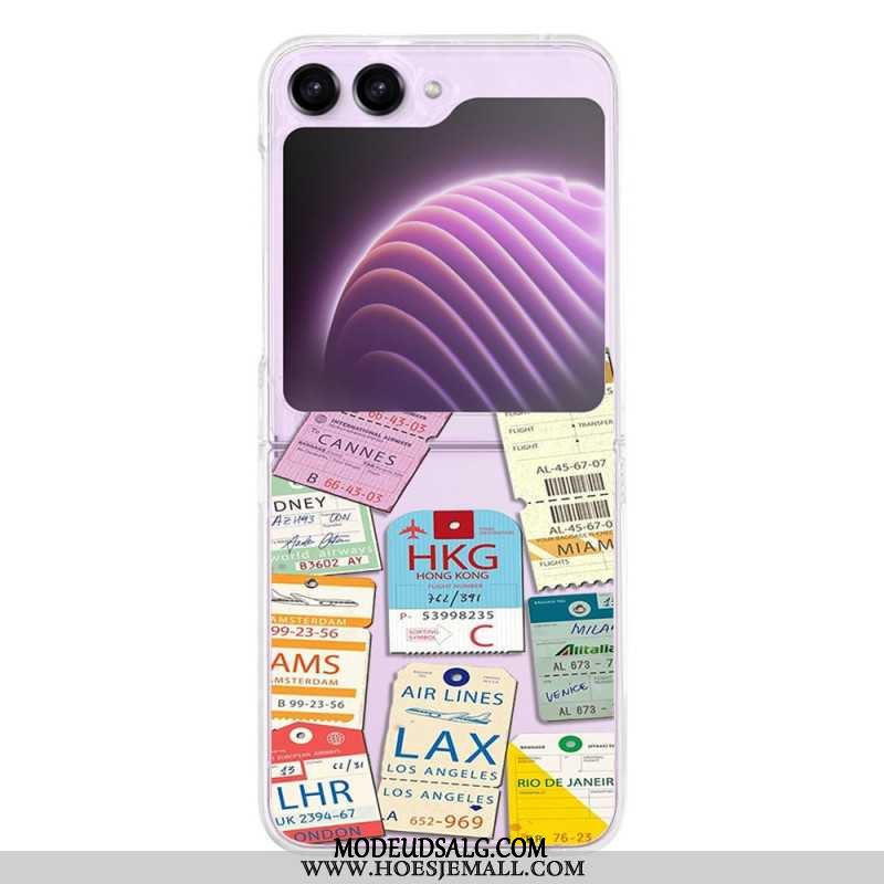 Cover Til Samsung Galaxy Z Flip 5 Gennemsigtig Rejse