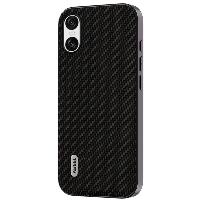 Cover Til Sony Xperia 10 Vi Abeel Carbon Fiber Texture