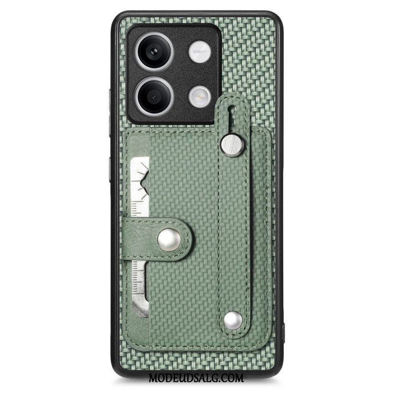 Cover Til Xiaomi Redmi Note 13 4g Kortholder Og Rem