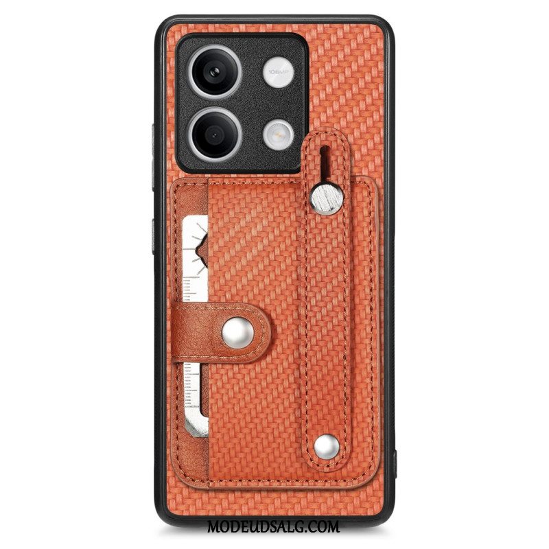 Cover Til Xiaomi Redmi Note 13 4g Kortholder Og Rem