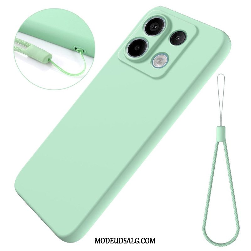 Cover Til Xiaomi Redmi Note 13 Pro 5g Flydende Silikone Strop