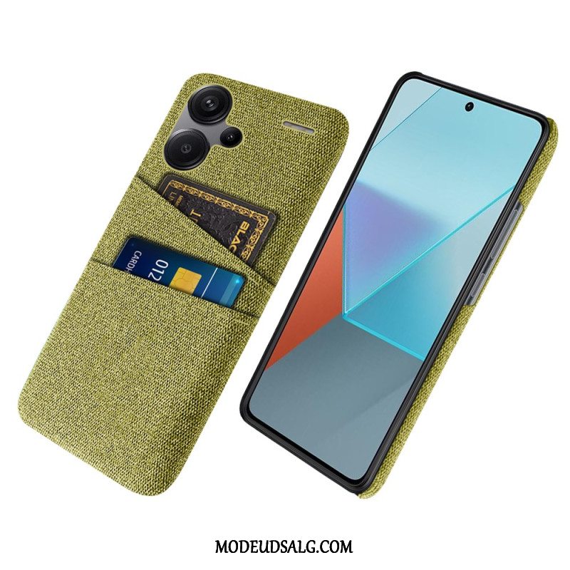 Cover Til Xiaomi Redmi Note 13 Pro Plus 5g Stofkortholder