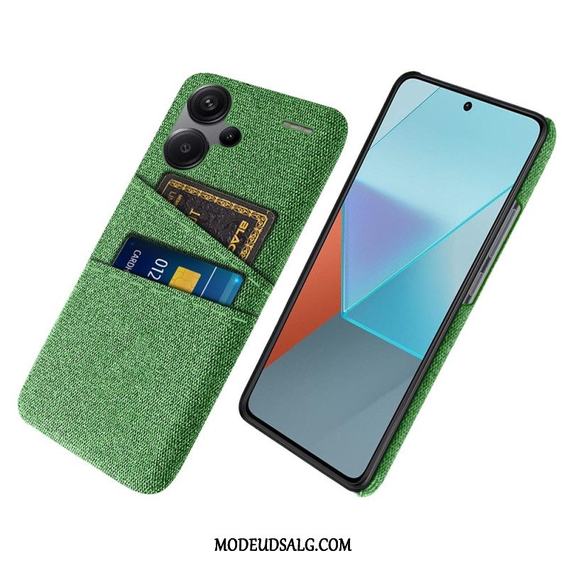 Cover Til Xiaomi Redmi Note 13 Pro Plus 5g Stofkortholder