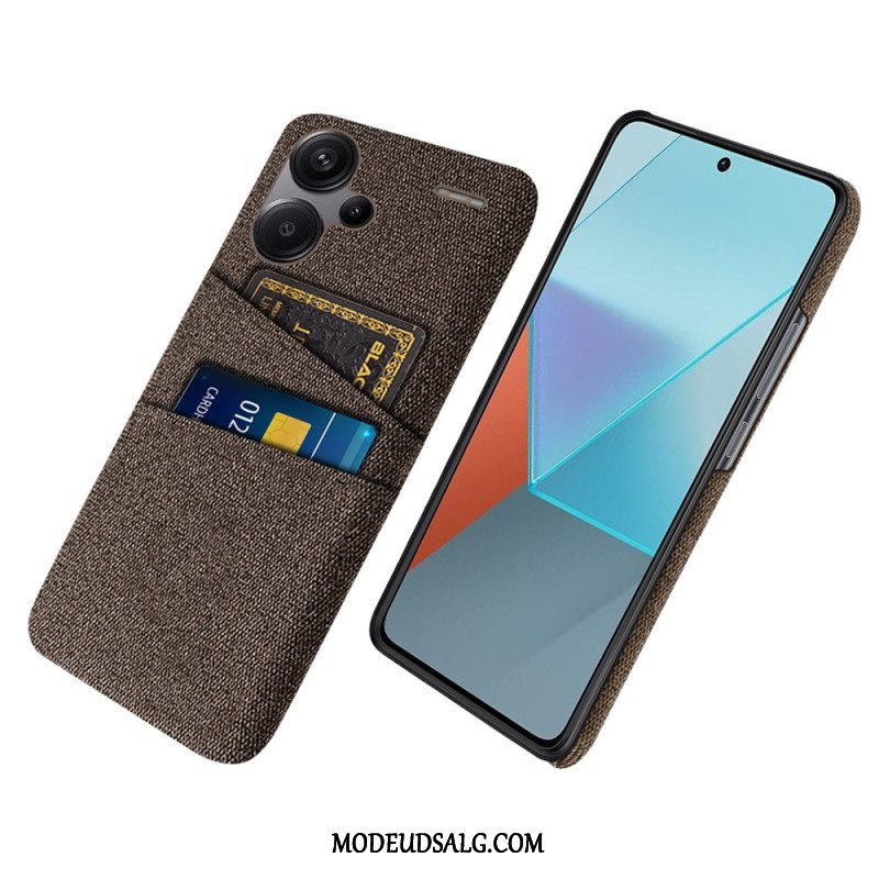 Cover Til Xiaomi Redmi Note 13 Pro Plus 5g Stofkortholder