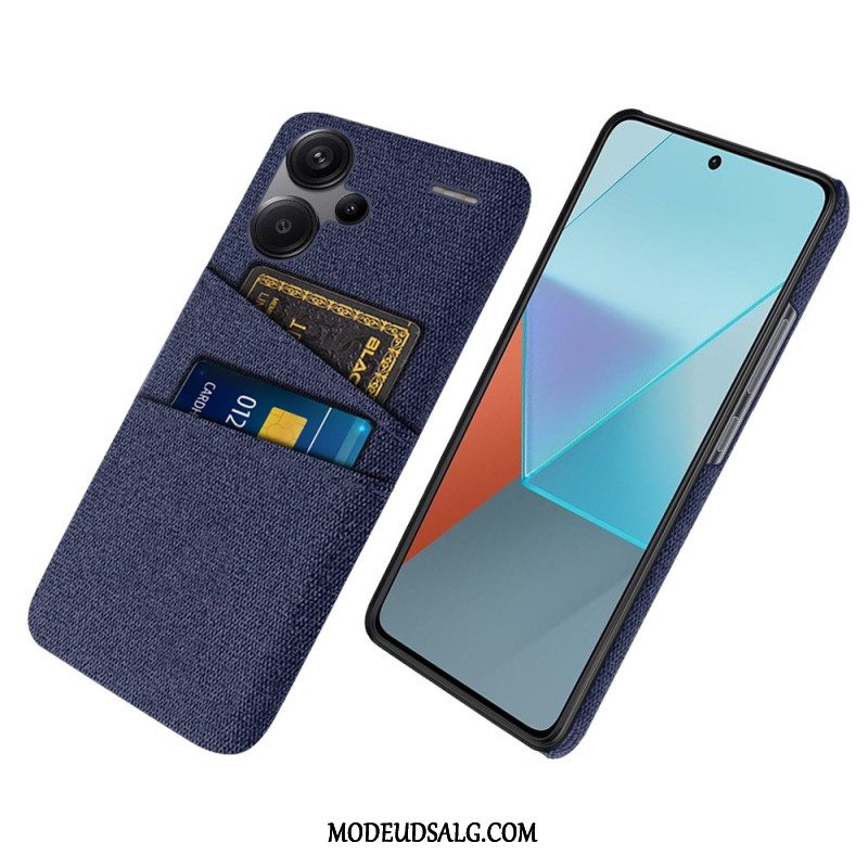 Cover Til Xiaomi Redmi Note 13 Pro Plus 5g Stofkortholder