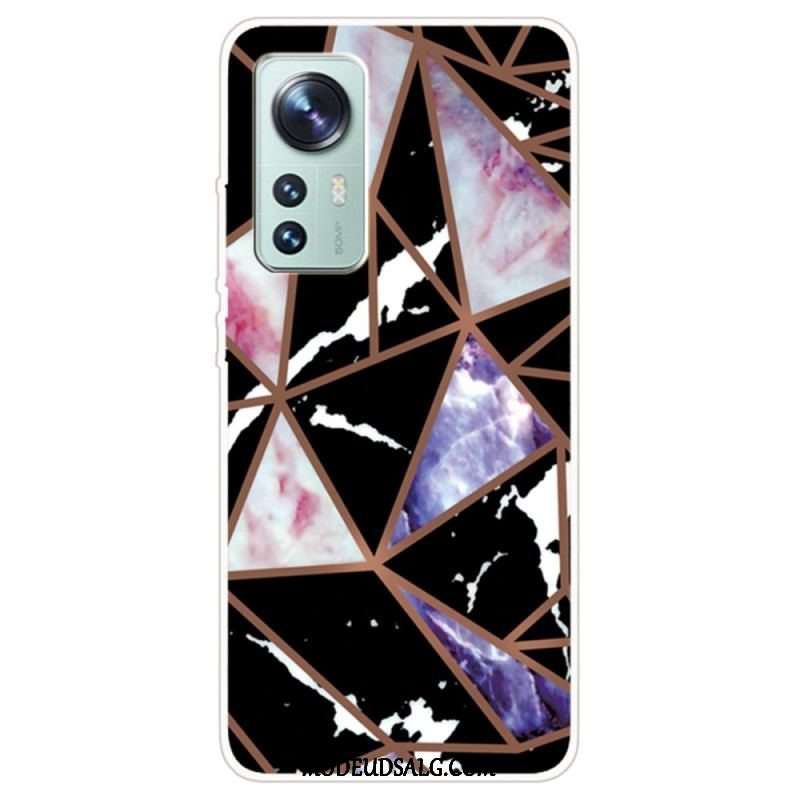 Cover Xiaomi 12 / 12X Decline Geometrisk Marmor