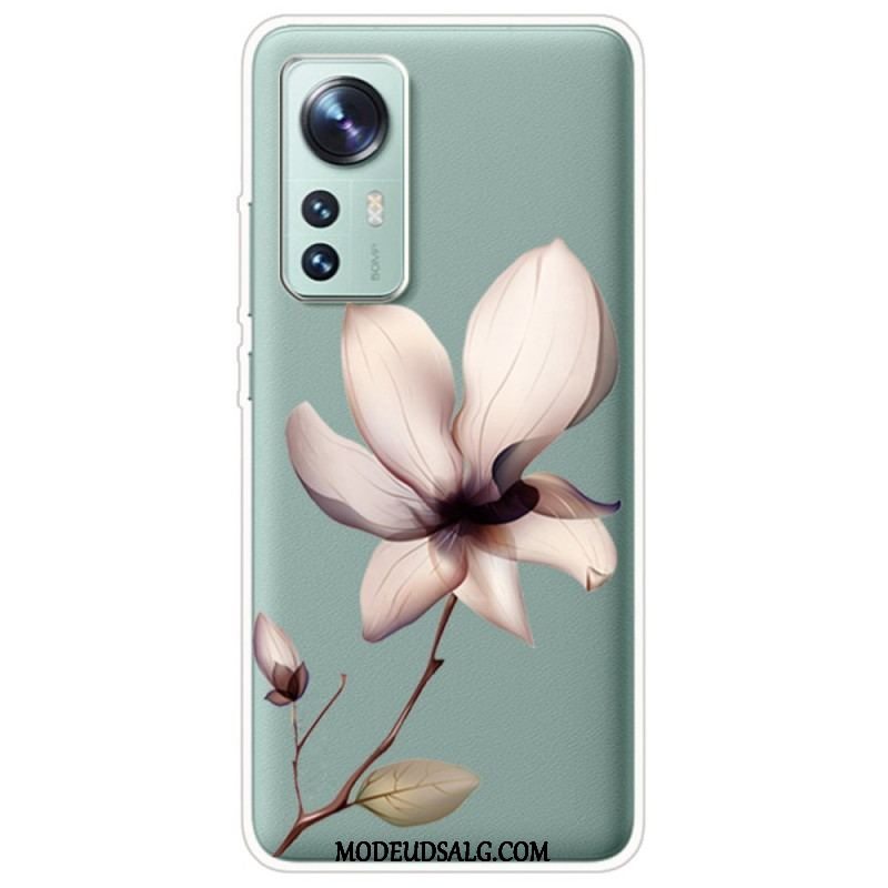 Cover Xiaomi 12 / 12X Gennemsigtig En Blomst