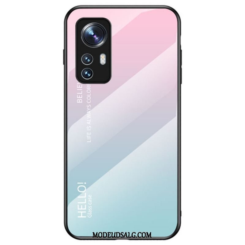 Cover Xiaomi 12 / 12X Hærdet Glas Hej