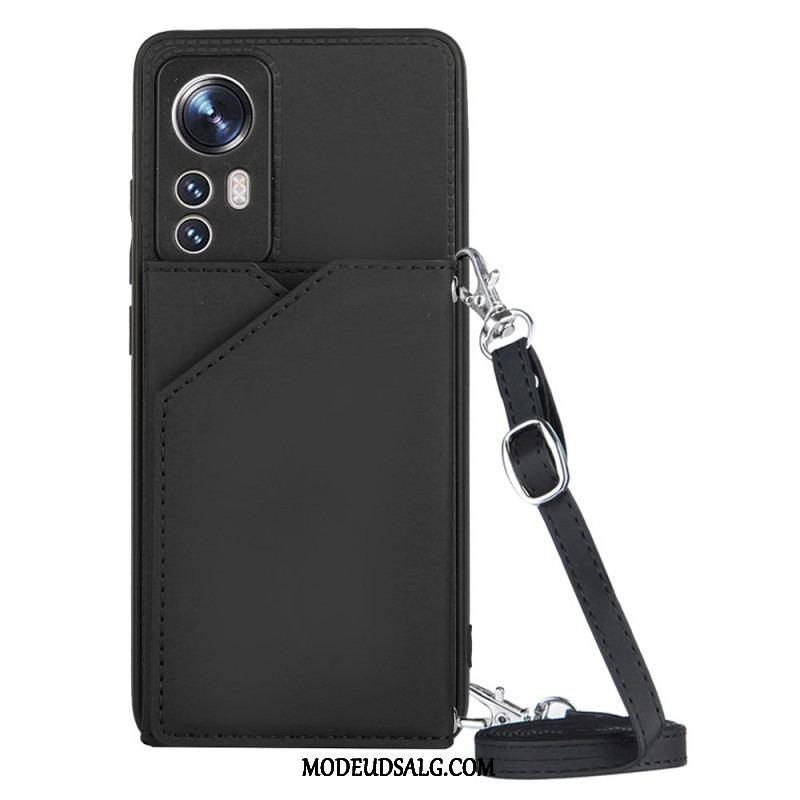 Cover Xiaomi 12 / 12X Kortholder Og Skulderrem