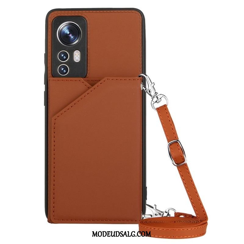 Cover Xiaomi 12 / 12X Kortholder Og Skulderrem