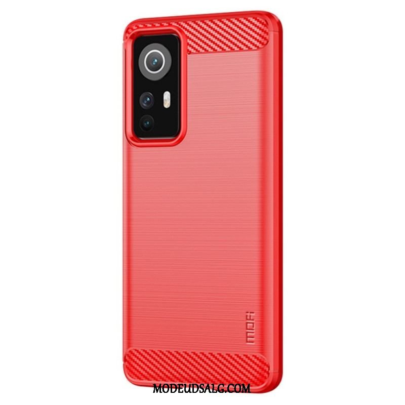 Cover Xiaomi 12 / 12X Mofi Børstet Kulfiber