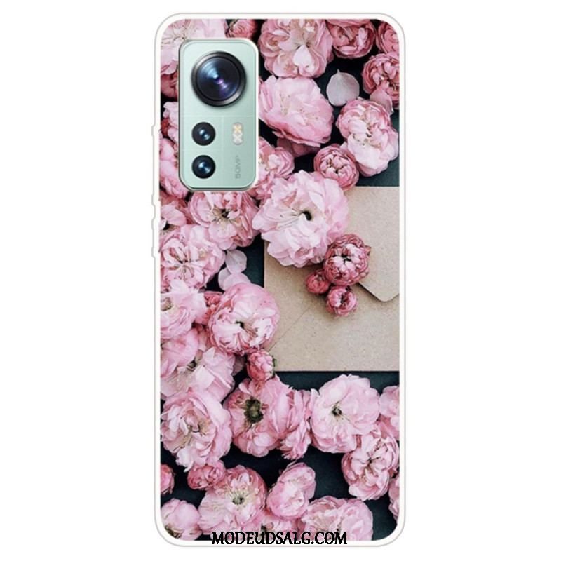 Cover Xiaomi 12 / 12X Silikone Blomster