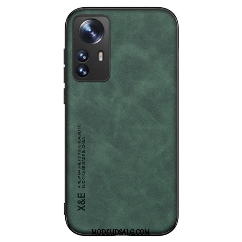 Cover Xiaomi 12 / 12X X&e Lædereffekt Læder